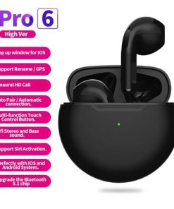 Écouteurs sans fil Bluetooth PRO 6 – Noir