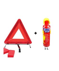 Ensemble Extincteur Et Triangle De Signalisation