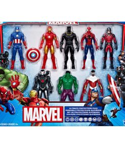 Marvel - Ensemble de 8 figurines Protecteurs suprêmes