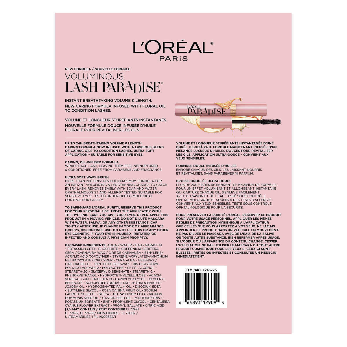 L'Oréal Paris - Mascara Lash Paradise, ensemble de 3 - Image 2