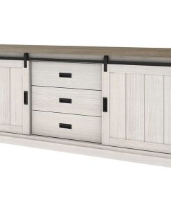 Meuble Bas 2 Portes 3 Tiroirs (Collection Georgetown)