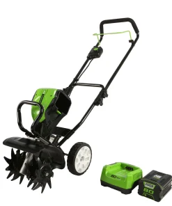 Greenworks - Motoculteur/cultivateur Pro 80V 10 po