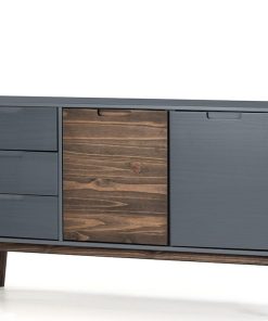 Buffet Bas 2 Portes 3 Tiroirs (Collection Nussa)