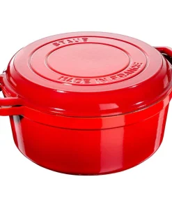 Staub – Casserole et poêle à griller de 6,7 L (7 qt)