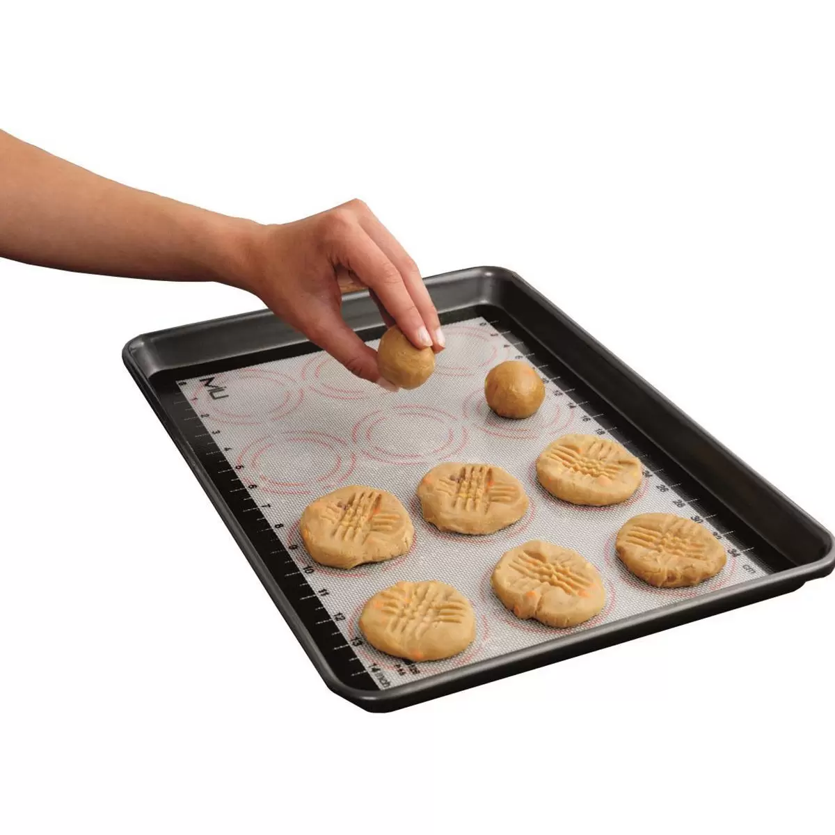 MIU - Ensemble de 3 tapis de pâtisserie et de cuisson en silicone - Image 3