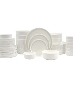 Mikasa - Service de vaisselle Alyssa en porcelaine tendre, 40-pièces