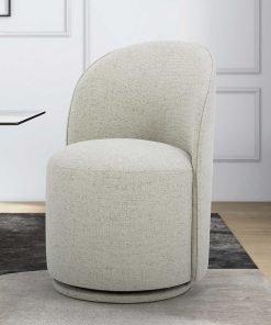 Gilman Creek - Chaise de salle à manger pivotante en tissu Kali