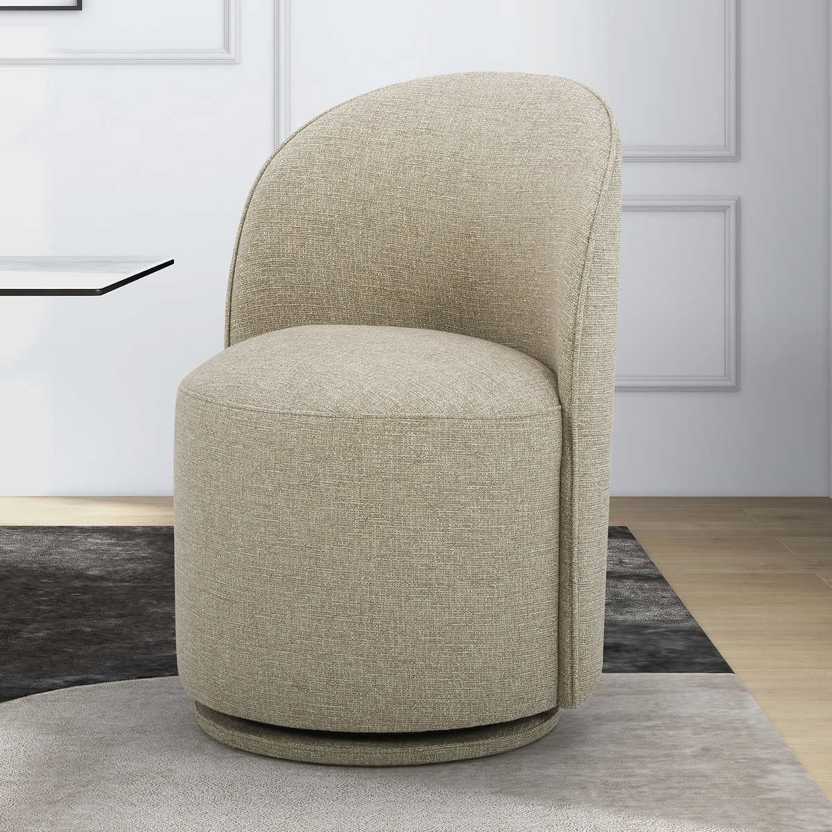 Gilman Creek - Chaise de salle à manger pivotante en tissu Kali - Image 8