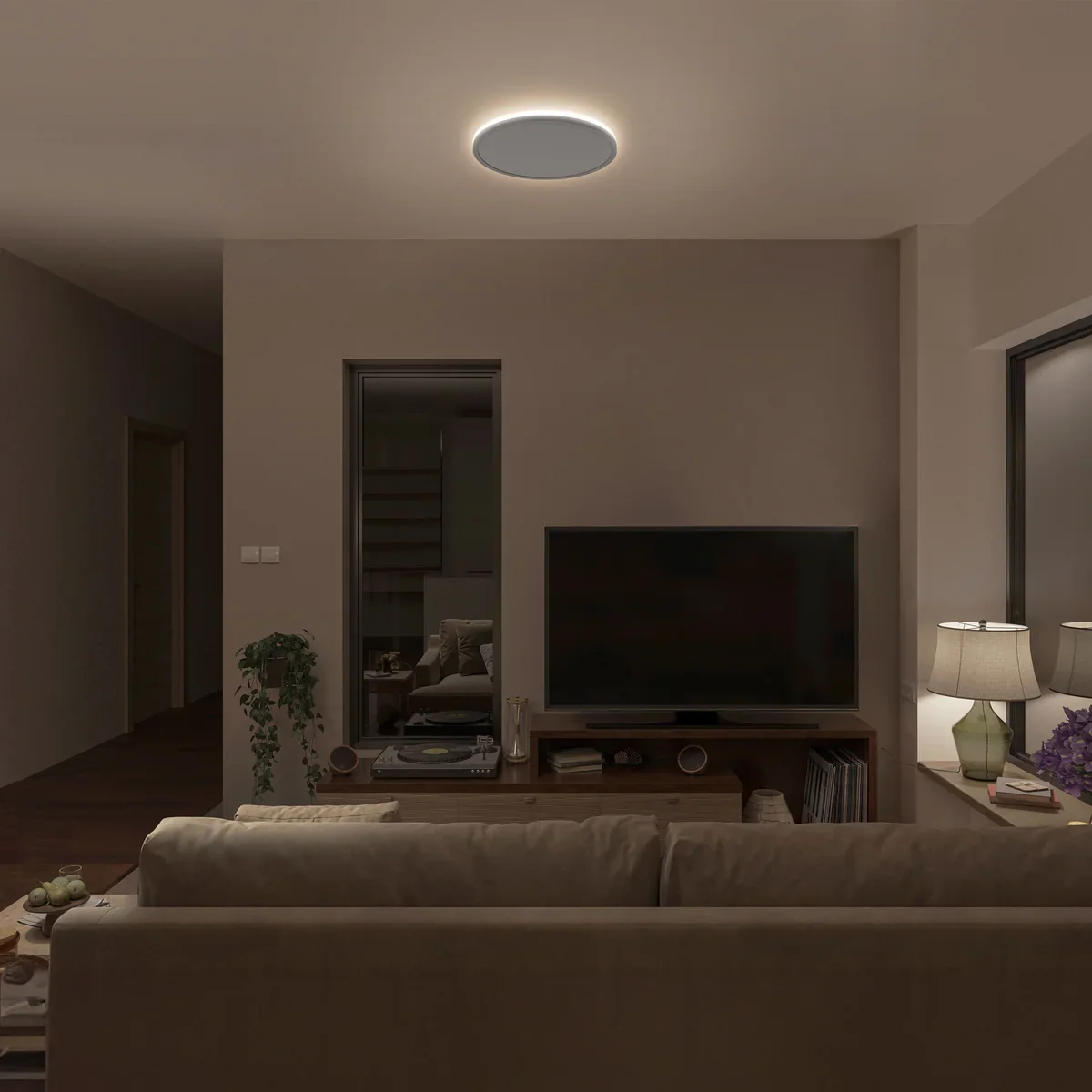 Koda - Plafonnier moderne avec rétro-éclairage - Image 2