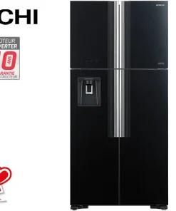 Réfrigérateur 4 Portes 540L French Door Hitachi (R-W661PRU1GBK)