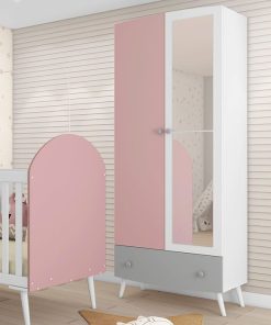 Armoire 2 Portes 1 Tiroir (Collection Ternura)