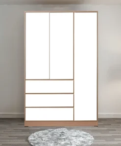 Armoire 3 Portes 3 Tiroirs Garvin