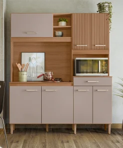 Buffet de Cuisine 7 Portes 1 Tiroir Yara