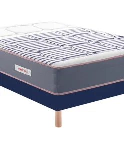 Sommier Tapissier Stylo 140x190cm avec 4 Pieds Hubert Merinos