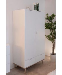 Armoire 2 Portes 2 Tiroirs (Collection Goteborg)