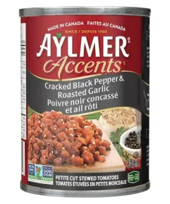 Aylmer - Tomates étuvées poivre noir concassé et ail rôti