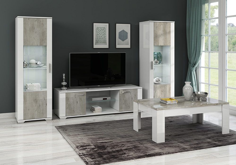 Argentier 1 Porte LED (Collection Dylan)