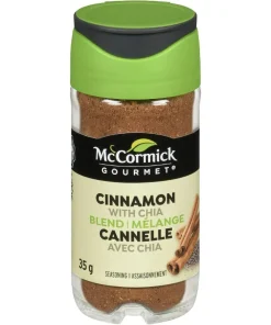 McCormick - Bouteille d'assaisonnement à la cannelle avec chia, 35 g