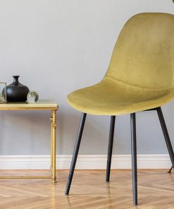 Lot de 2 Chaises Moutarde