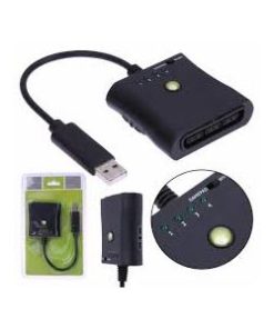 Adaptateur Convertisseur De Manette PS2 Sur Console Xbox 360 – Noir
