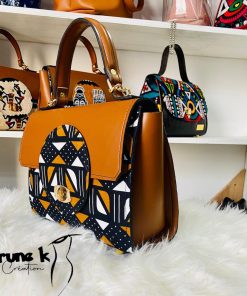 Sac à main avec motif de pagne – Collection belle Afrique