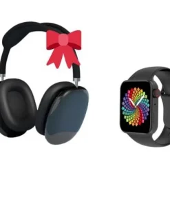 Smartwatch Casque Bluetooth + Montre Connectée Bluetooth